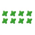 8 supports de plat étoiles verts silicone Zak Designs®